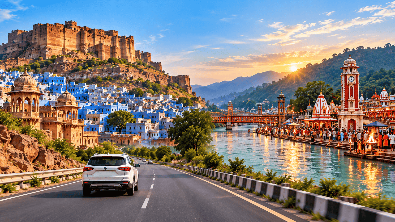 Route from Jodhpur to Delhi to Haridwar for Char Dham Yatra – Complete Travel Guide